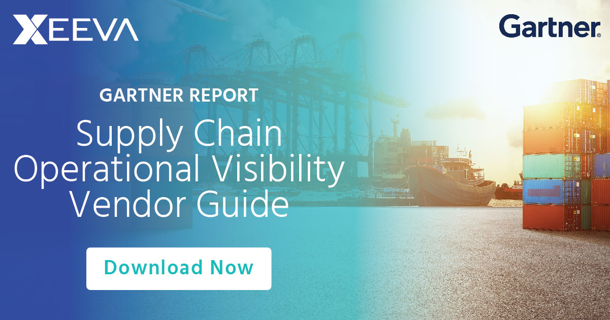 Gartner Supply Chain Operational Visibility Vendor Guide Xeeva
